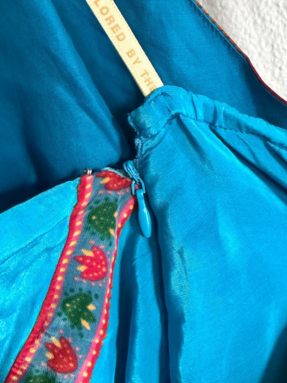 Farm Rio x Anthropologie Halter Tiered Maxi Dress Open Back Printed M - Picture 9 of 11